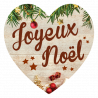Autocollants Joyeux Noël en forme de coeur Autocollants Joyeux Noël en forme de coeur