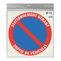 sticker STATIONNEMENT GÊNANT SORTIE DE VEHICULES