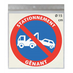 sticker stationnement gênant risque de fourrière