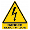 sticker signalisation danger électrique W012