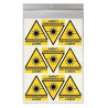 sticker DANGER RAYONNEMENT LASER W004 pour sécurité au travail