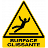 sticker signalisation danger surface glissante W011