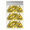 sticker DANGER SURFACE GLISSANTE W011 pour sécurité au travail