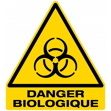 sticker signalisation danger biologique W009