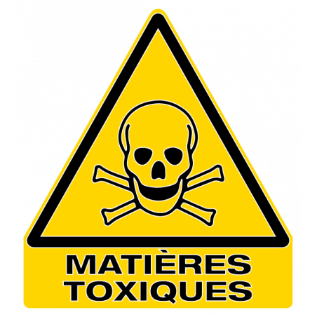 sticker signalisation danger matières toxiques W016