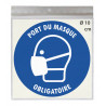 Sticker port du masque obligatoire – autocollant sécurité au travail