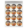 Autocollants halloween pour sachets de bonbons