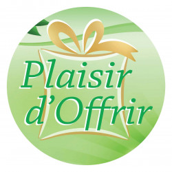 étiquettes adhésives plaisir d'offrir pour fleuristes