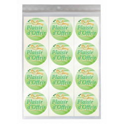 étiquettes cadeau autocollantes pour paquet cadeau remerciements