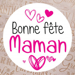 étiquettes cadeau bonne fête maman