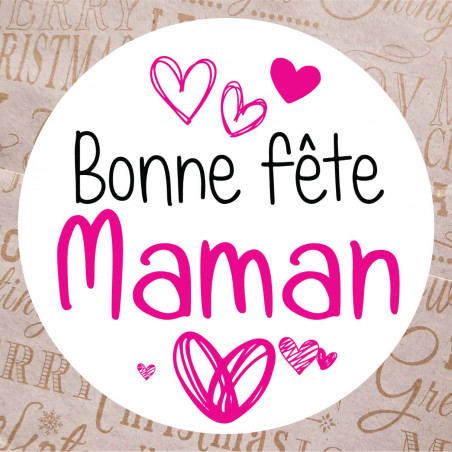 étiquettes cadeau bonne fête maman