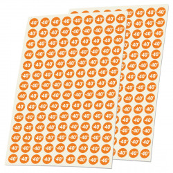 Sticker solde -40% en vinyle autocollant pour bijoux