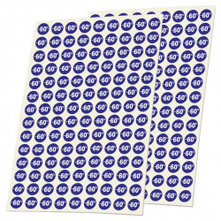 Sticker adhésif vinyle -60% pour vêtements, cintres