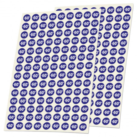 Sticker adhésif vinyle -60% pour vêtements, cintres