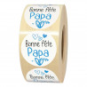 1000 étiquettes paquet cadeau BONNE FÊTE PAPA pour cadeau fête des pères