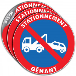 sticker stationnement gênant risque de fourrière