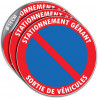 sticker STATIONNEMENT GÊNANT SORTIE DE VEHICULES
