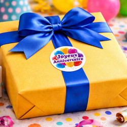 Etiquette cadeau joyeux anniversaire pour sublimer les paquets cadeaux