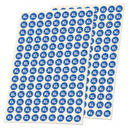 Stickers taille XL en vinyle diamètre 10 mm lot de 252