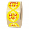 étiquettes adhésives ZERO GASPI