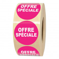 Rouleau étiquettes OFFRE SPECIALE pour commerces et hypermarchés