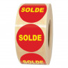 rouleau de 1000 étiquettes rondes SOLDE diamètre 35 mm